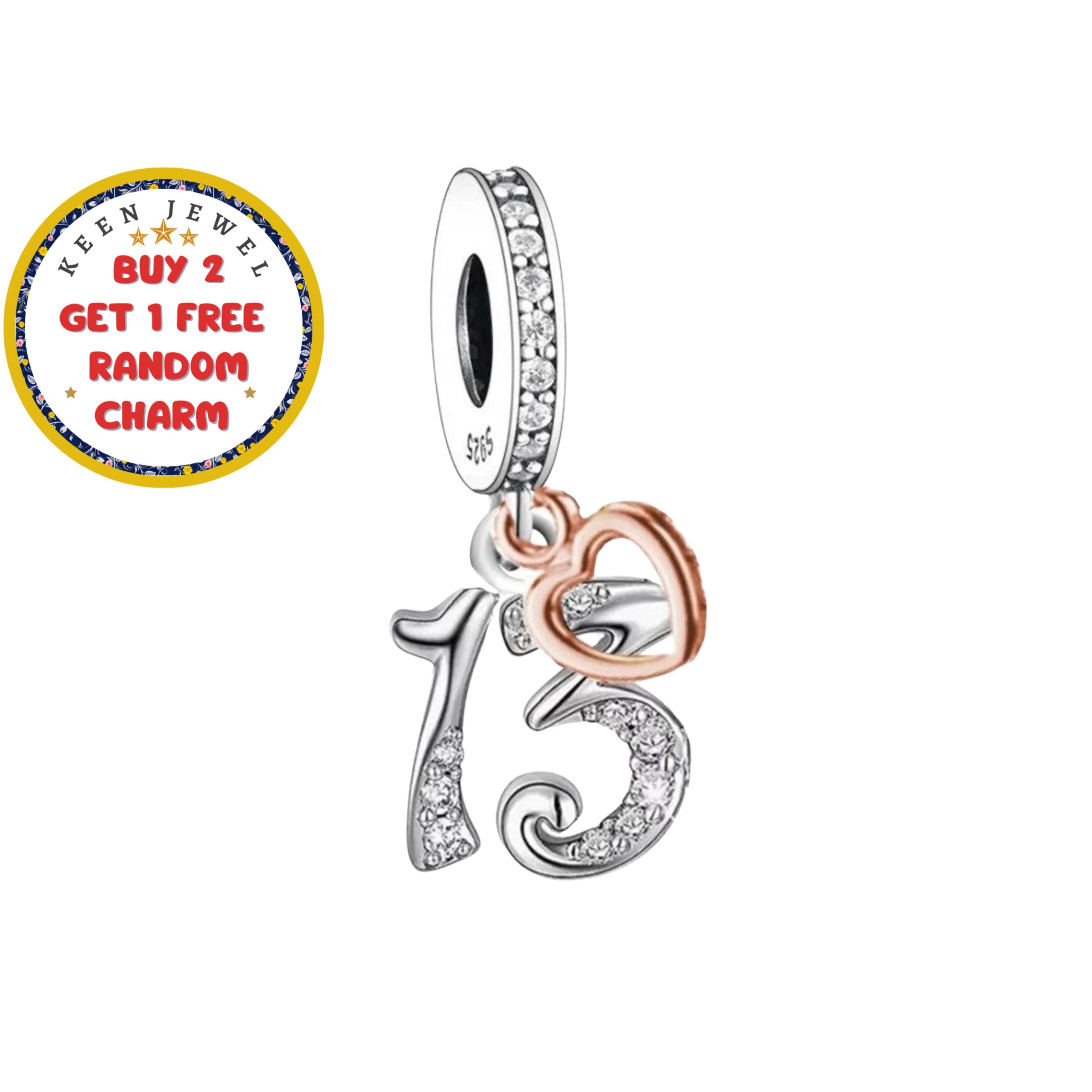 Pandora 13th birthday charm - Etsy 日本