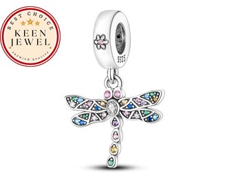 Dragonfly Charme voor Pandora Armband, Verjaardagscadeaus voor haar, Soulmate Cadeaus voor haar, God Moeder Cadeaus voor haar