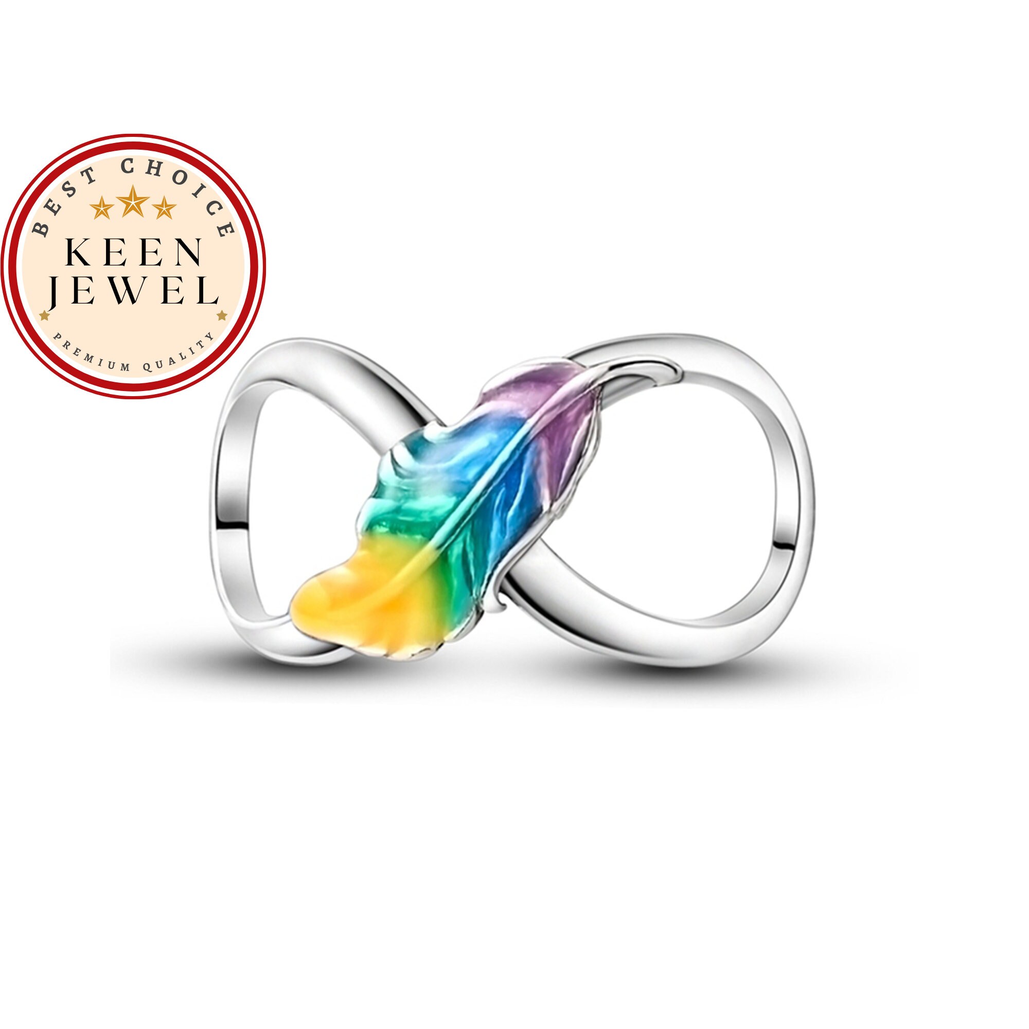 Set 12 Anelli Regolabili Per Donne - Design Piuma, Cuore, Infinito, In Rame, Regalo Ideale