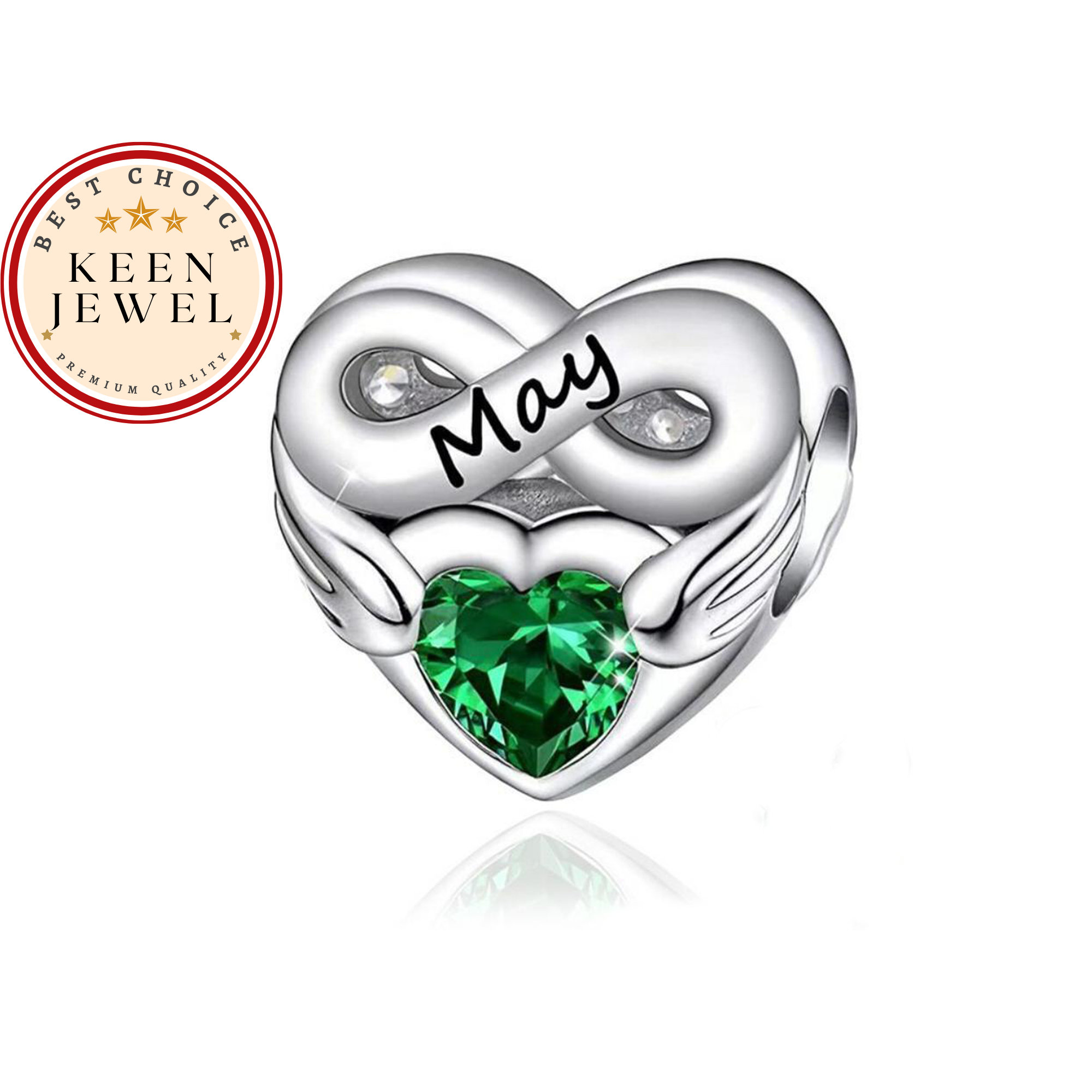 Cuore Rosso Anello Spirito Vitale Pandora Charm A Forma Di Cuore