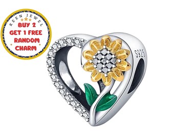 Ciondolo a forma di cuore con impronta di zampa, compatibile con braccialetti Pandora, regalo di Natale e compleanno, per donne, figlia, sorella, nipote, I Love My Pet
