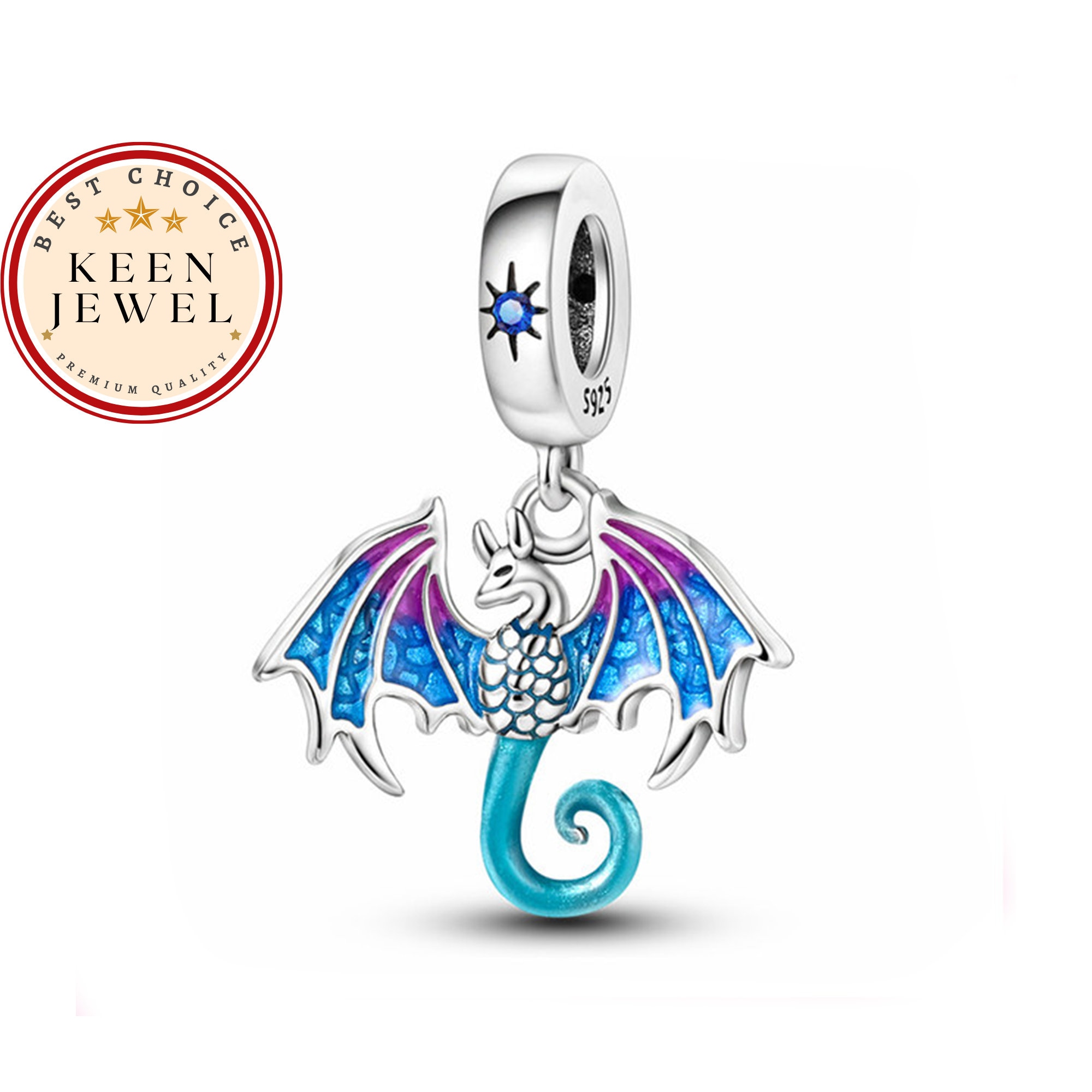 Pandora dragon charm - Etsy 日本