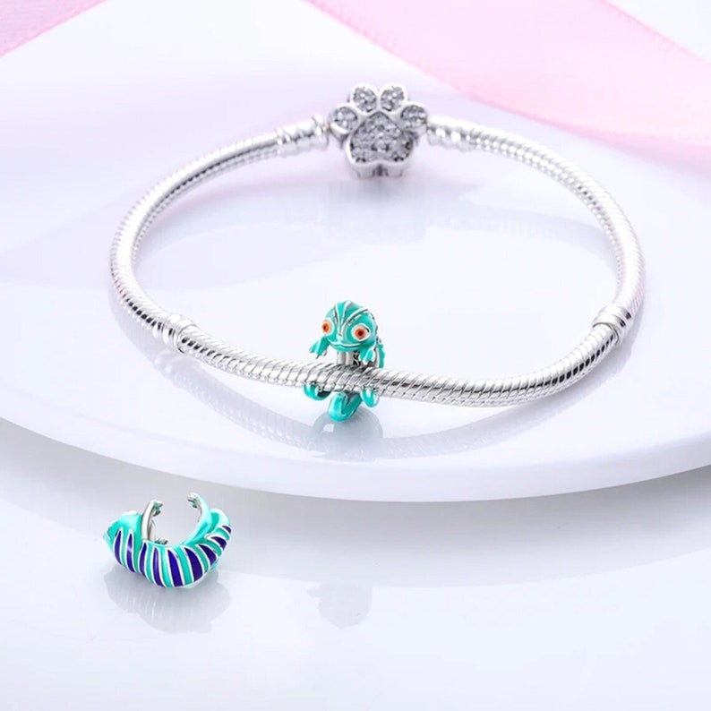 Chameleon Charm for Pandora Bracelet Color Changing Chameleon Etsy