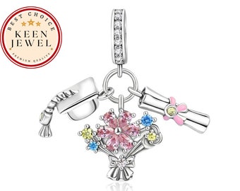 Graduation Charm For Pandora Bracelet, 2026 Graduation Charm For Bracelet, Nurse Graduation Gifts