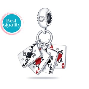 Charm Cartes Pour Bracelet Pandora