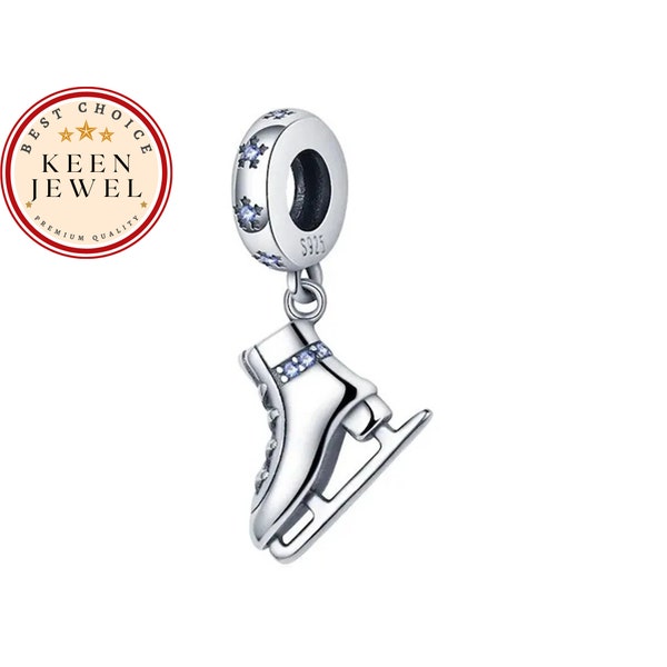 Ice Skate Charm For Pandora Bracelet