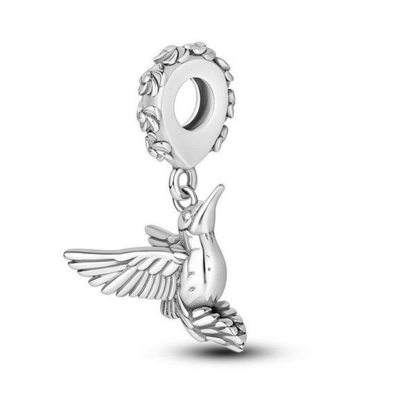 Hummingbird Charm Sterling Silver Nature inspired Jewelry for Pandora Bracelets Bird Pendant Perfect for Pandora Charm Bracelets Etsy Canada
