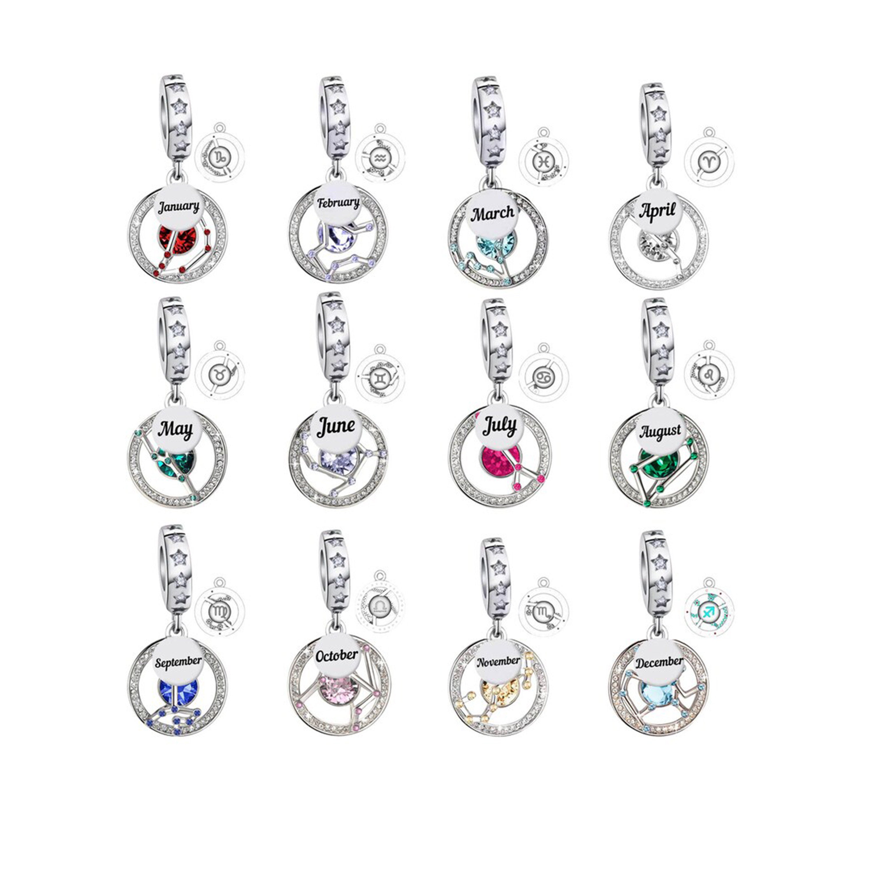 September birthstone deals charm pandora