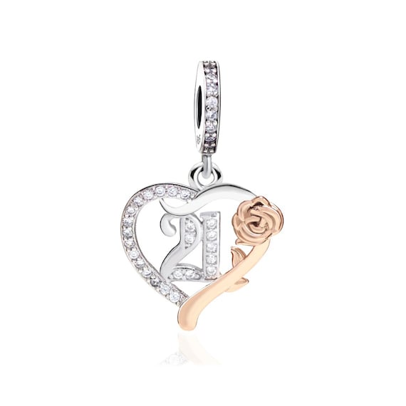 Birthday Gift Pandora 21st Charm For Bracelet 21st Birthday Charm