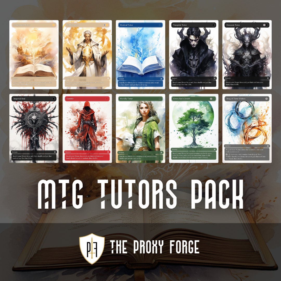 MTG EDH Staples Pack Essential Tutors Pack / Premium MTG Etsy UK
