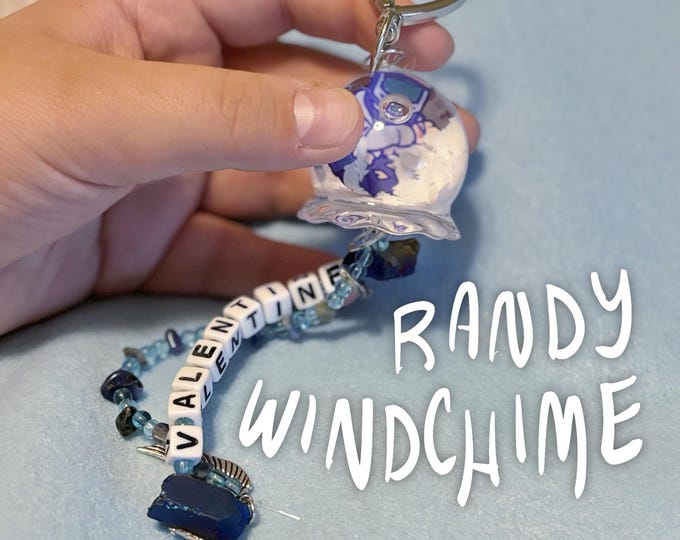DIALTOWN Randy Windchime Keychain [limited Stock] - Etsy