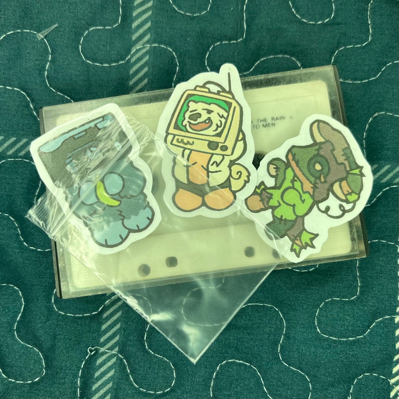 DIALTOWN 3 Set of Stickers Etsy