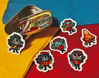 bizzyboys visblik + stickers [GREAT GOD GROVE]