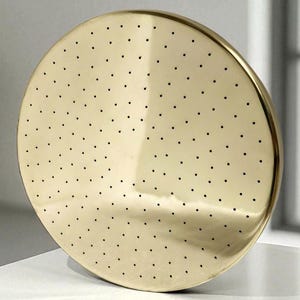 Solid Brass Rainfall Shower Head: High Pressure Outdoor Fixture