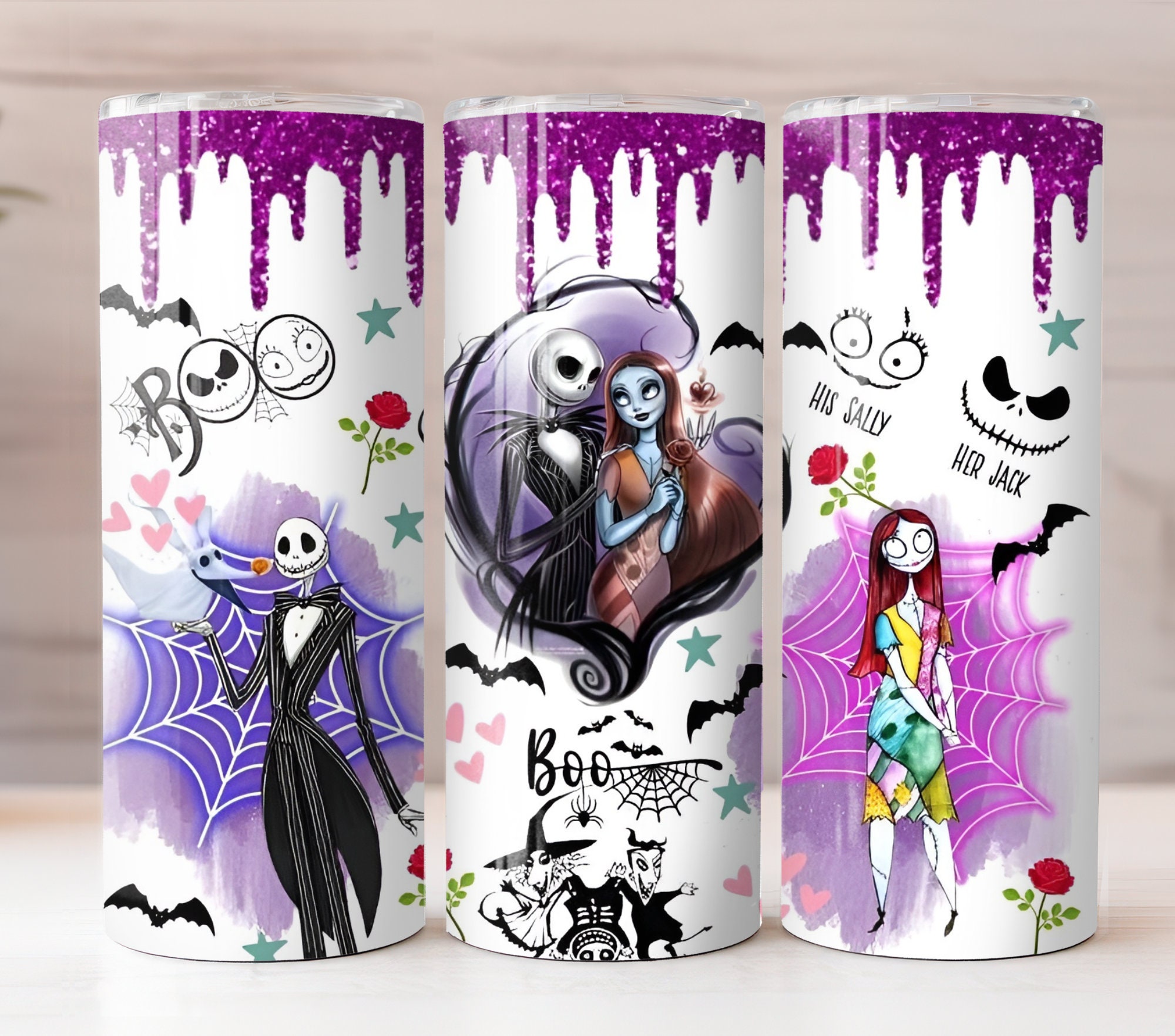 20 oz Nightmare Before Christmas Sublimation Tumbler – Farm-Lite