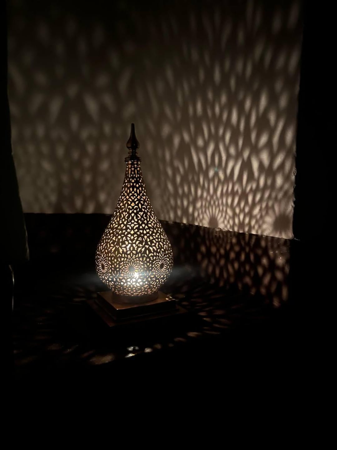 モロッコ製手作り真鍮スタンドライト モロッコ製手作り真鍮スタンドライト モロッコ製手作り真鍮スタンド