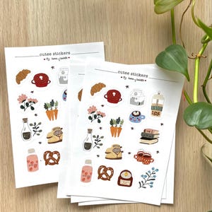 Stickers | Sticker Sheet, Bullet Journal Stickers, Cute Stickers, Planner Stickers