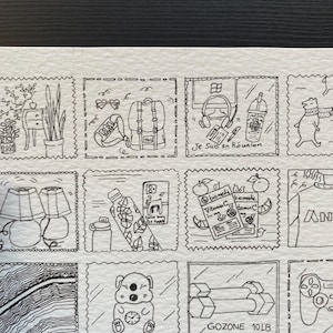 Benutzerdefinierte Memory Table Grußkarte | Personalisierte 12-Quadrat-Zeichenkarte | Einzigartiges Erinnerungsgeschenk, Ihre individuelle Karte