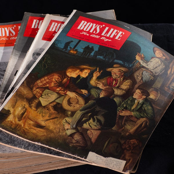 Boys Life Magazines 24 Issues 1946-1949