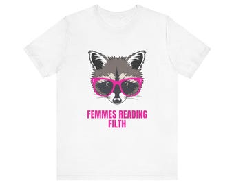 Camiseta gráfica unisex "Leyendo suciedad" para mujer