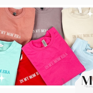 in my mom era sweatshirt, Embroidered Mom Era Shirt, Swift Crewneck Sweatshirt