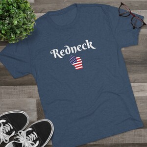 Wisconsin Redneck T-shirt | Next Level 6010 Tee | Tri-Blend Crew Tee