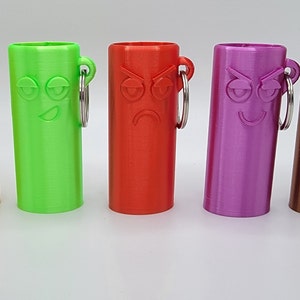 3D Printable Chill Buddy Clipper Lighter Cases (5 Moods) by