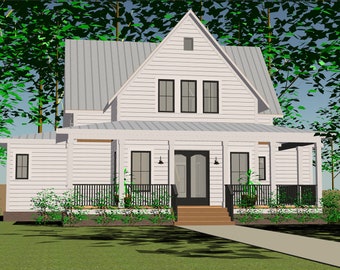 Cottage Farmhouse ( Holland ) | 3 Bed - 2.5 Bath | 2,653 Sq Ft.| 51' X 60'