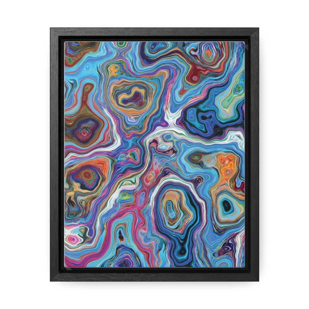 Color Swirl Art Gallery Canvas Wraps, Vertical Frame - Etsy