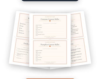 Halloween Party Games Bundle, 14 Printable Games, Fun Halloween Activities for Adults & Kids, Game Cards, Instant Download PDF