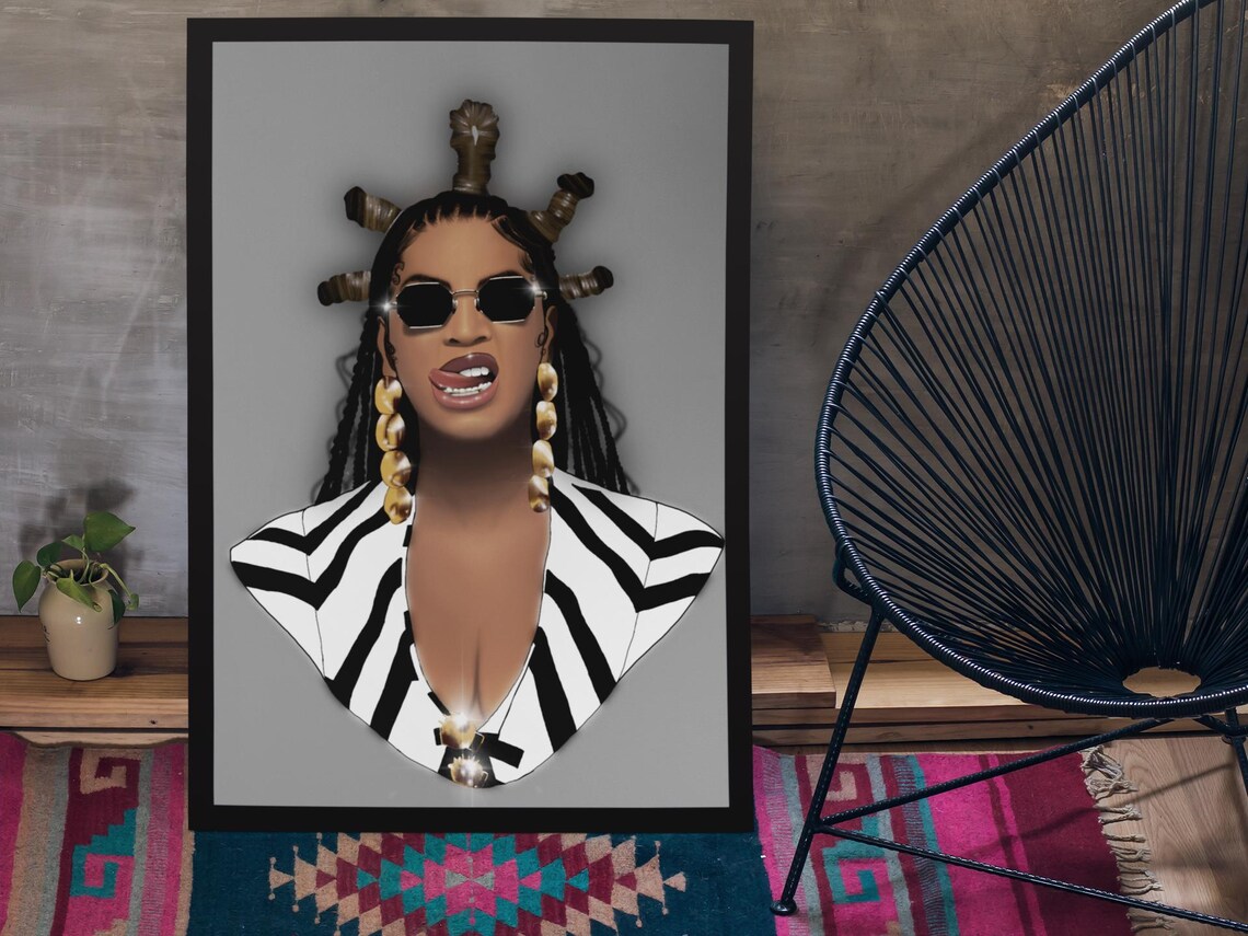 Beyoncé Digital Art Print PNG, Digital Download, Printable Art, T-shirt ...