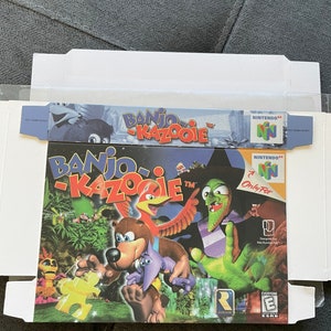 BOXED Banjo Kazooie With Box, Nintendo 64 (NTSC-J) Japan