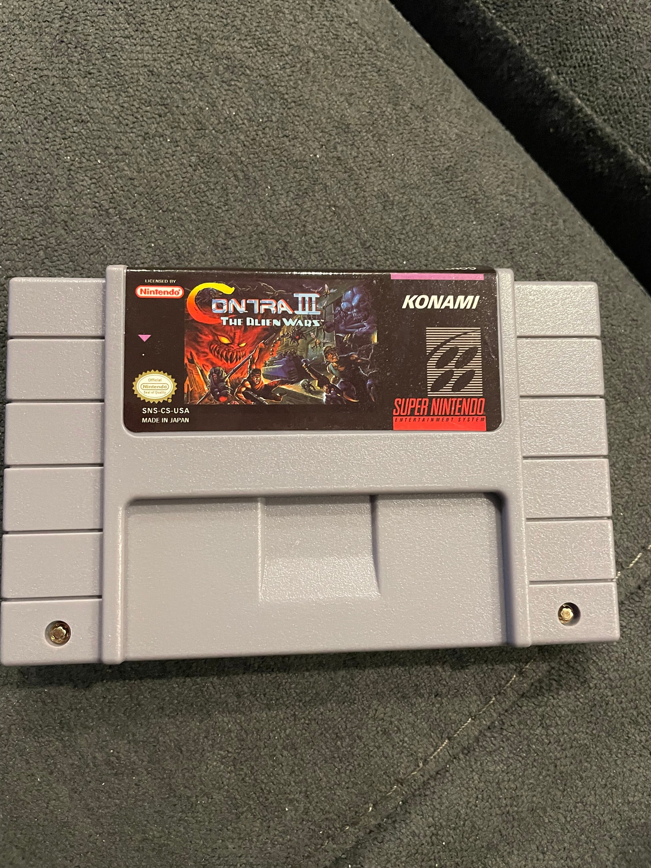 Contra III The Alien Wars, Super Nintendo, Jogos