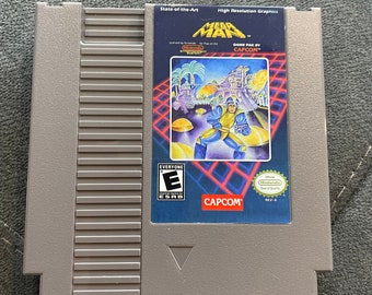 Mega Man 1 - Nintendo Entertainment System NES - game cart