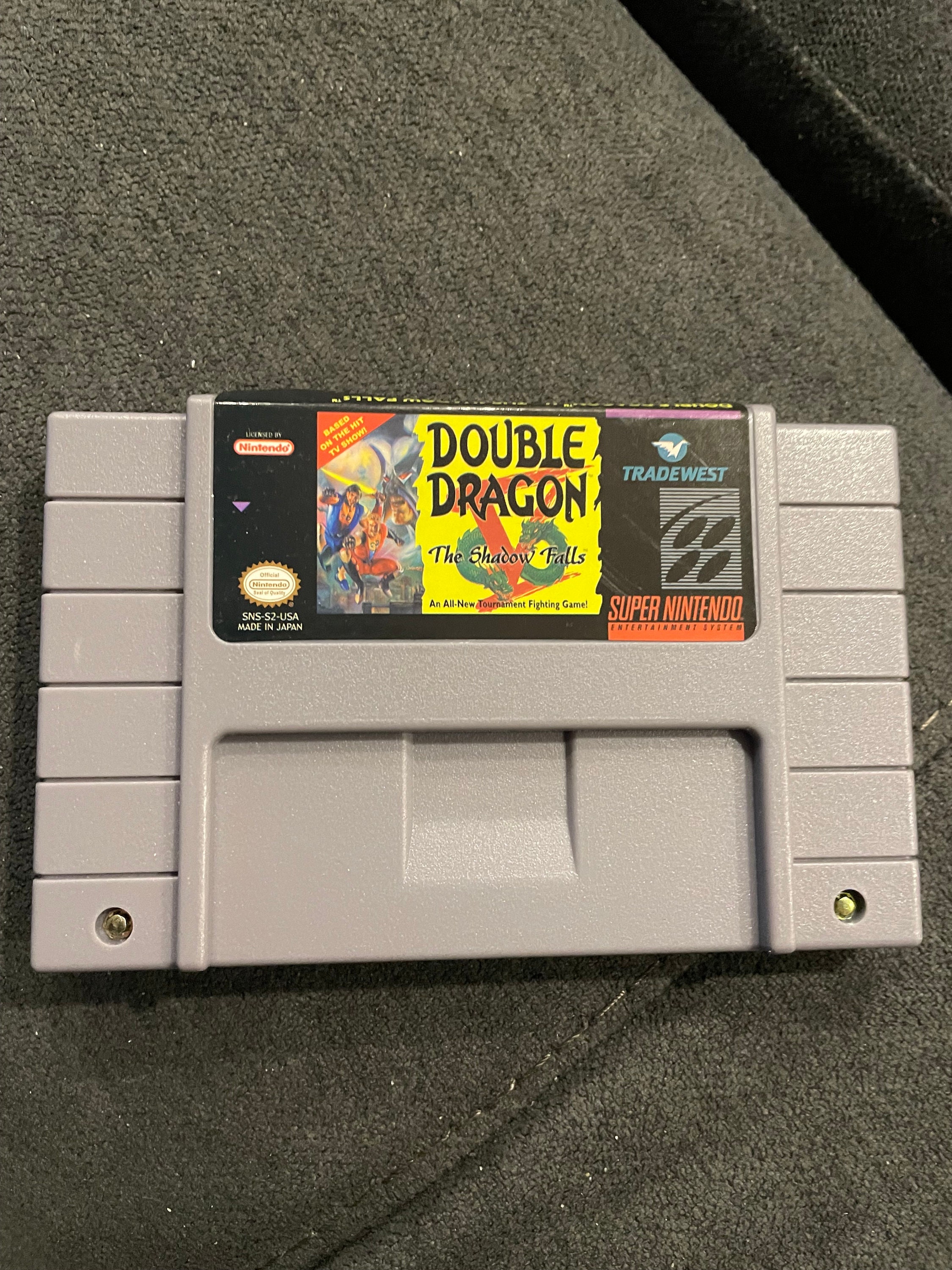 Super Double Dragon 16 Bit Game Cartridge For SNES English US Version