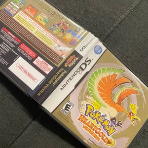 Pokemon HeartGold Version Nintendo DS Game Case Authentic Cartridge Heart  Gold