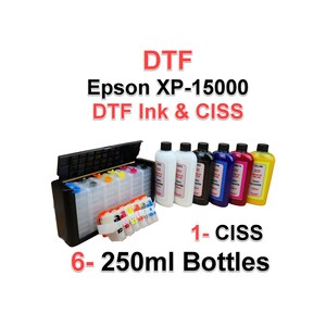 White Dynamite DTF Ink for DTF Printers,epson Printer, 1 250ml Bottle.  White DTF Ink. 