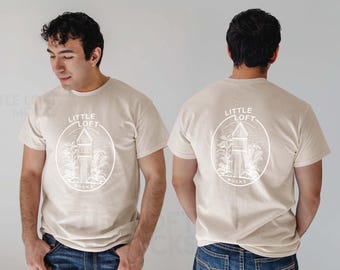 Men's Sand G5000 T-shirt Mockup Bundle, Male model Gildan T-shirt Mock, Front and Back, Side by Side, Real photography male model