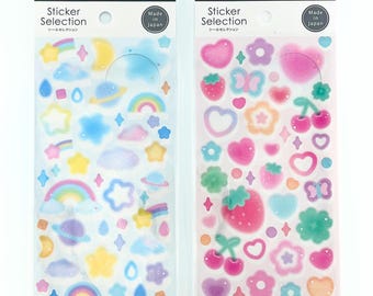 Dreamy Translucent Sticker Sheets, Sparkly Stickers, Deco, Phone case
