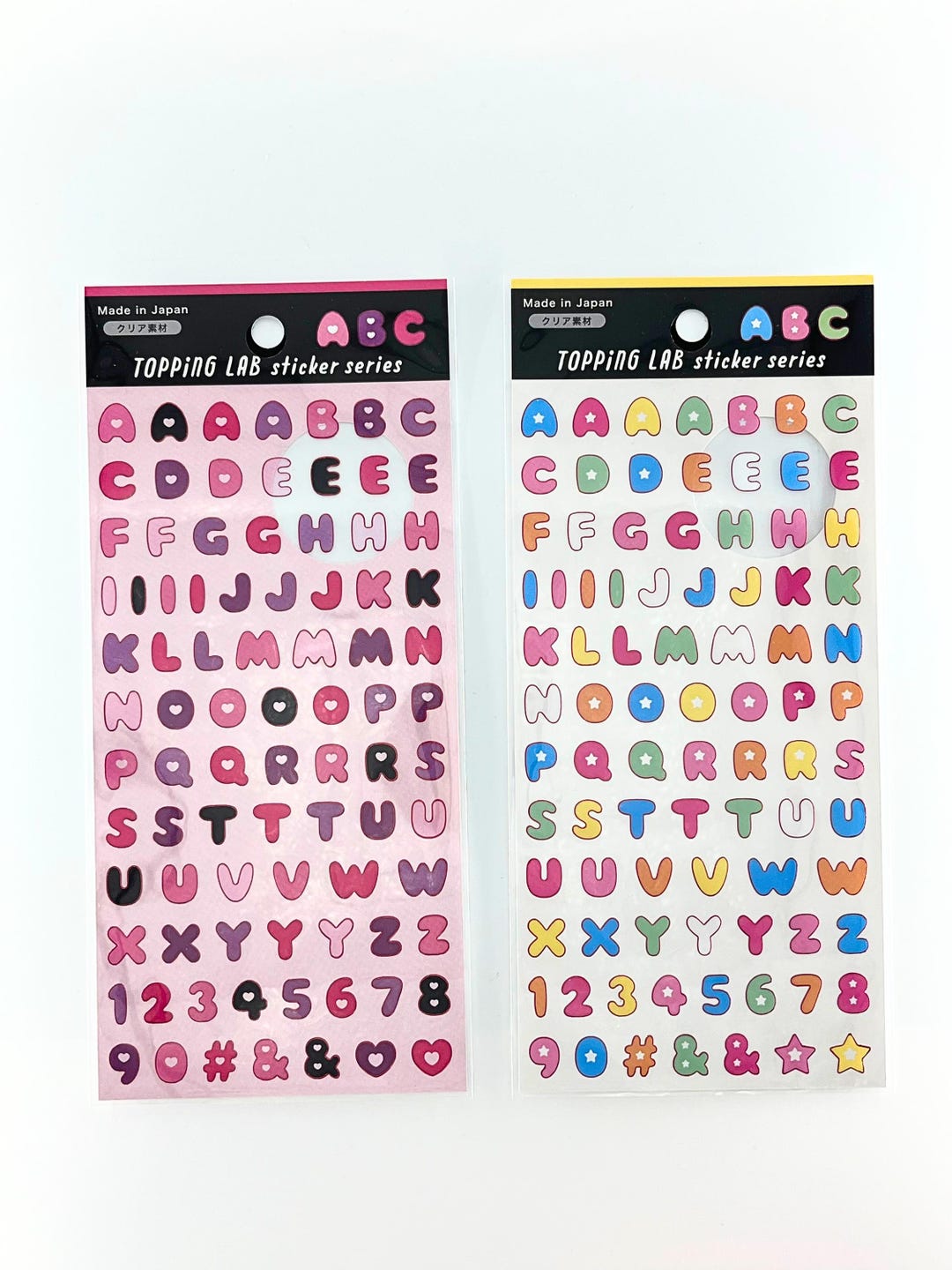 ABC Sticker Sheet, Alphabet Stickers, Planners, Journaling Supplies ...