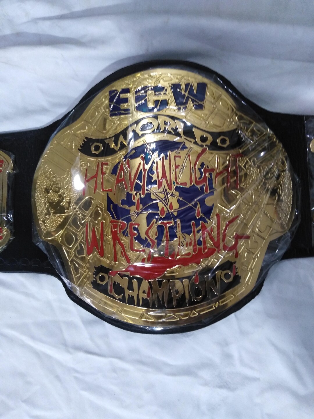 ECW 4MM HARDCORE World Heavyweight Wrestling Championship Belts ...