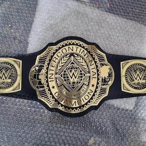 NEW WWE 4MM INTERCONTINENTAL Heavyweight Wrestling Championship Adult Belt (Replica)