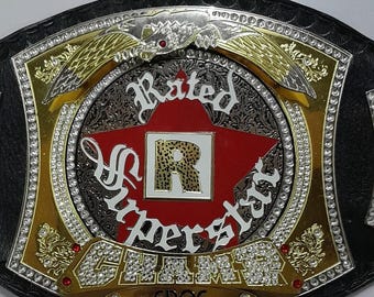 Edge Spinner World Heavyweight Wrestling Championship 4mm Belt (Replica)