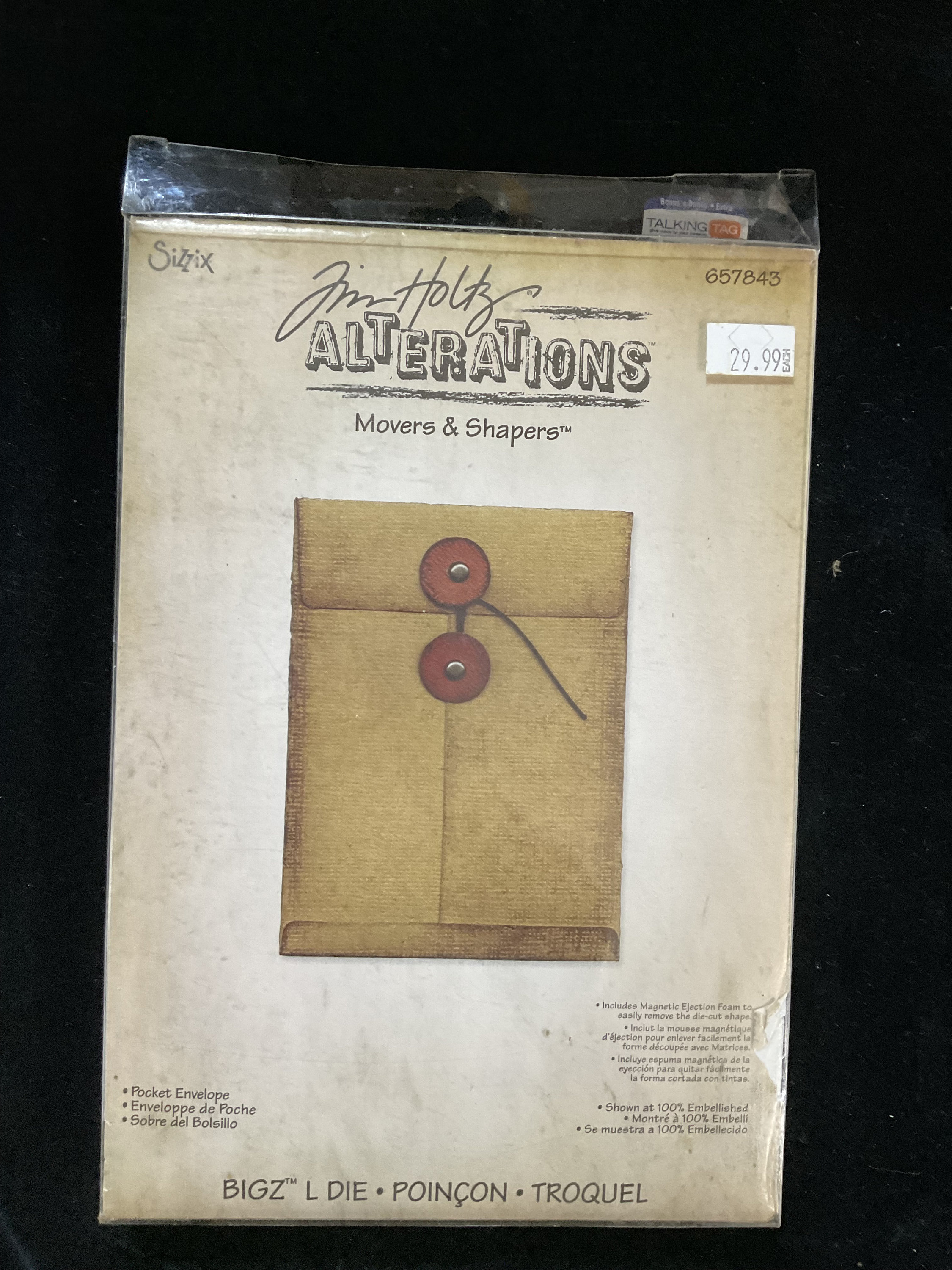 Sizzix Pocket Envelope by Tim Holtz（Sizzix Pocket Envelope