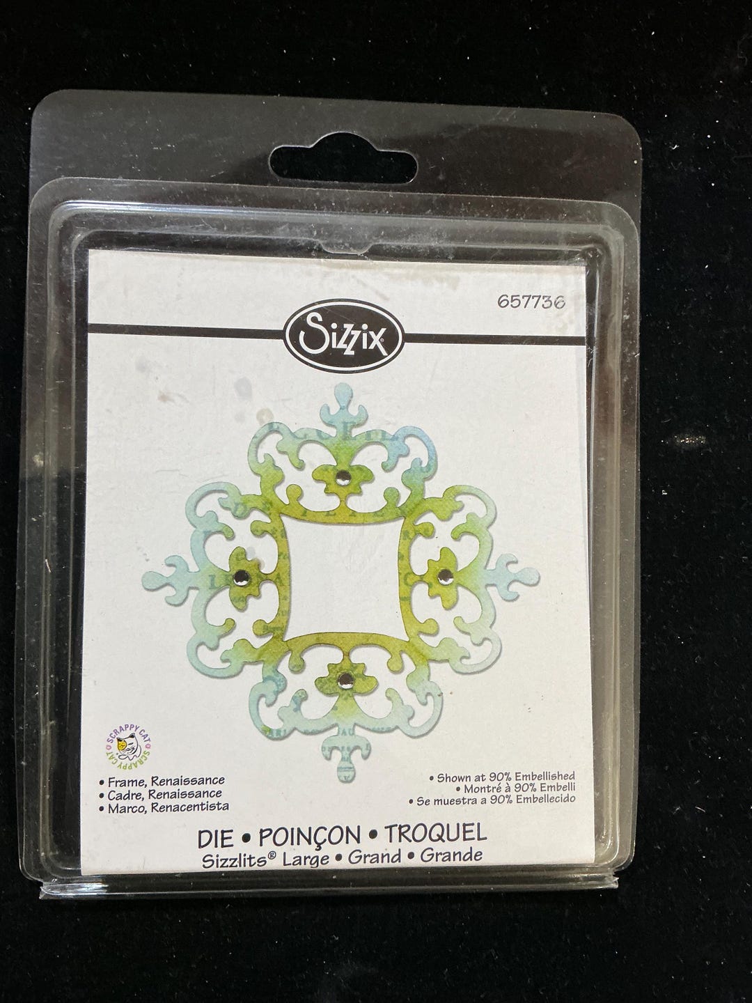 Sizzix Frame Sizzix Renaissance Frame, Large Sizzlits #657736 Grand Die. New in ...