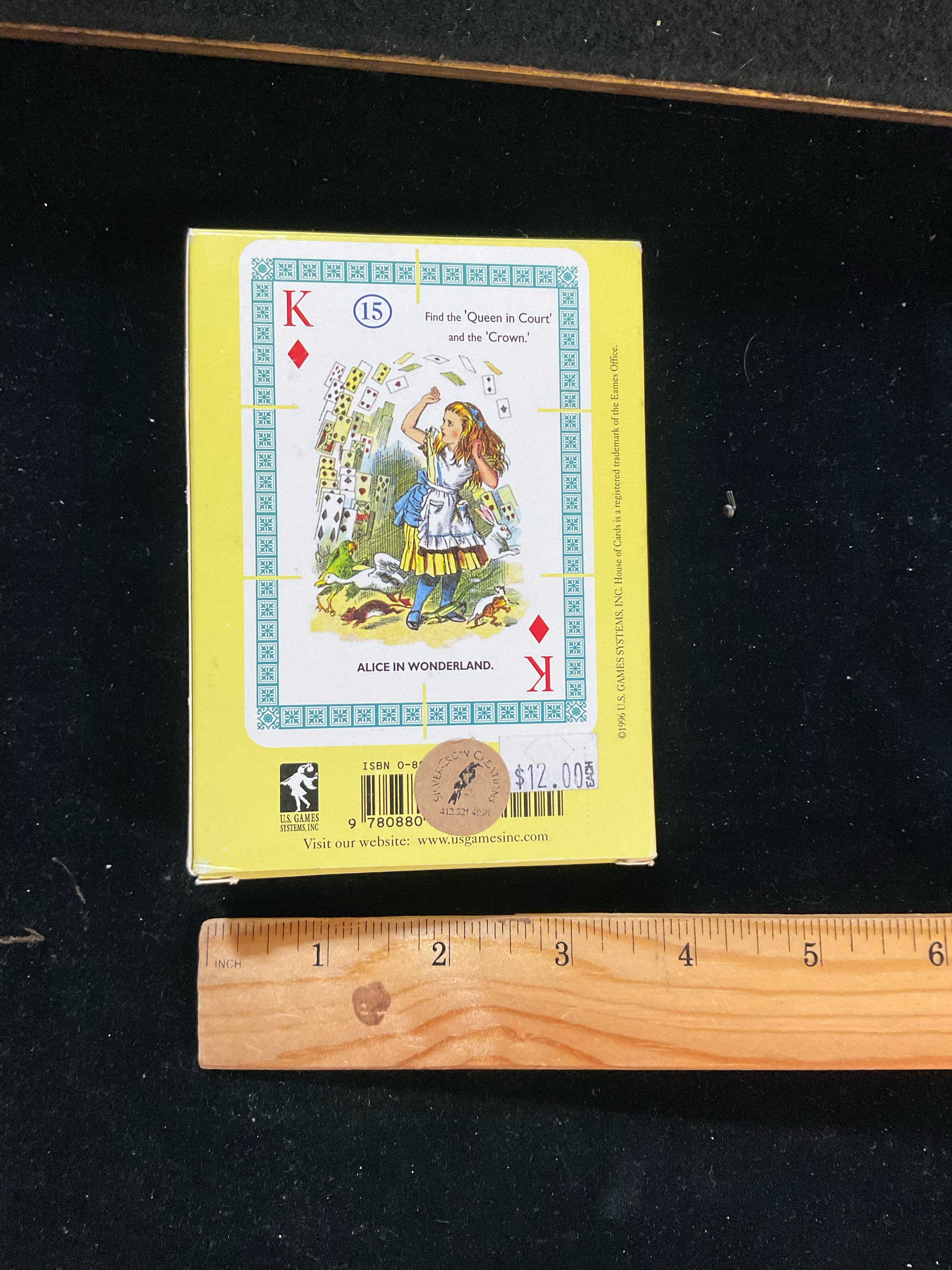 トランプ Alice in Wonderland House of Cards Alice in Wonderland House of Cards Playing Cards. New in Box