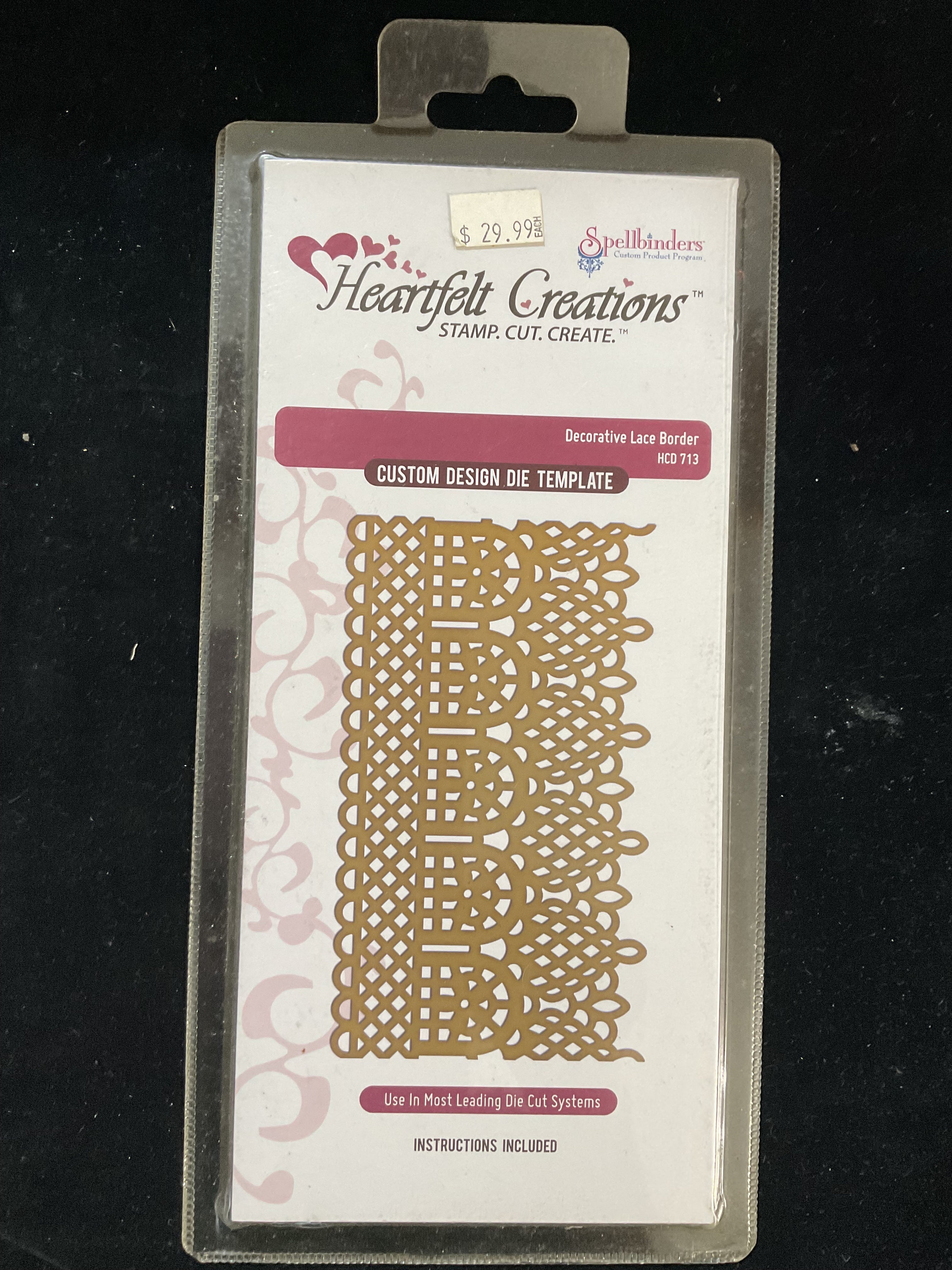 Spellbinders Heartfelt Creations Decorative Lace Border HCD 713 New in Package - Etsy Spellbinders Heartfelt Creations Decorative Lace Border HCD 713 New in Package - Etsy