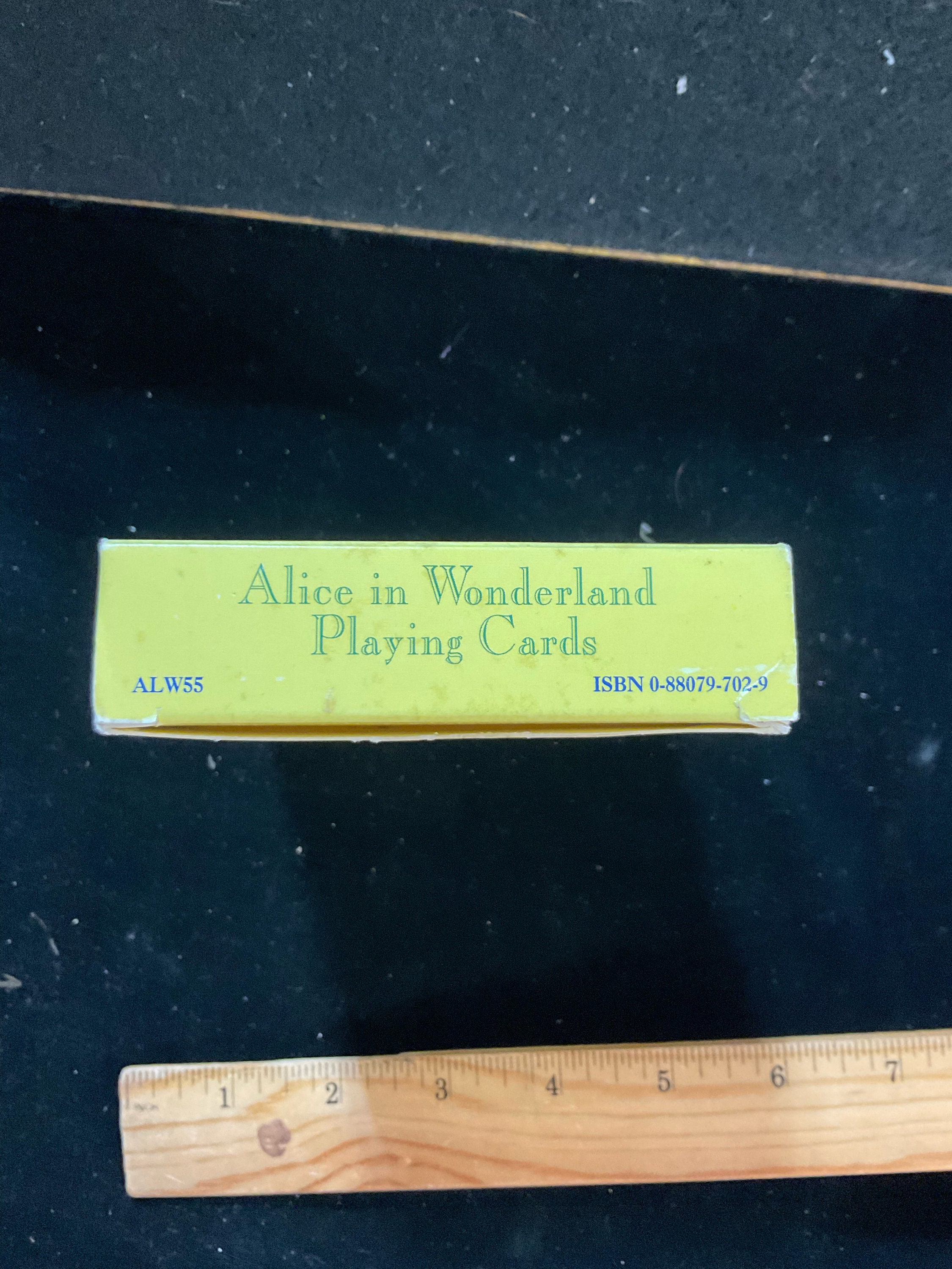 Alice in Wonderland House of Cards Playing Cards. New in Box