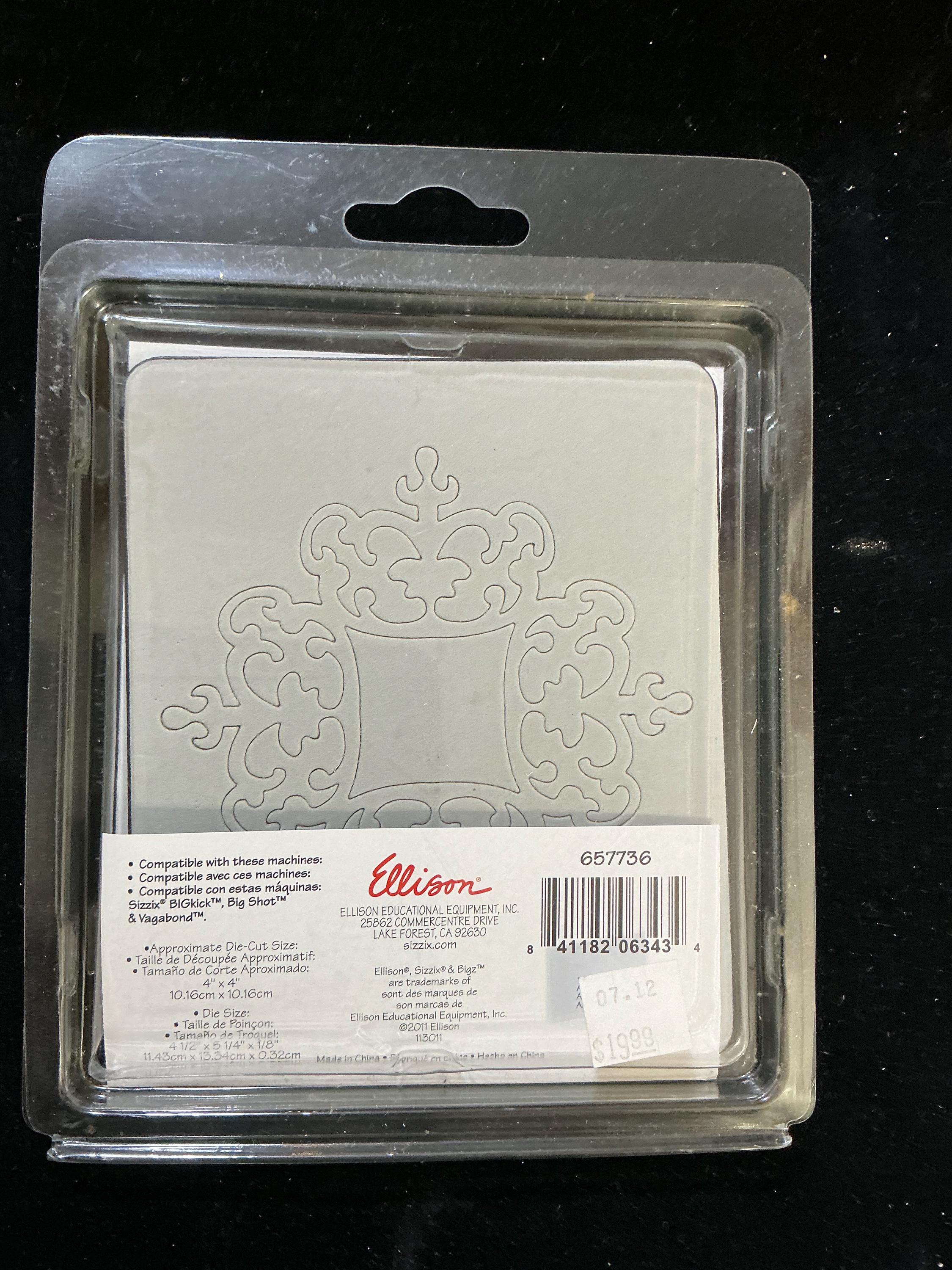 Sizzix Frame Sizzix Renaissance Frame, Large Sizzlits #657736 Grand Die. New in ...