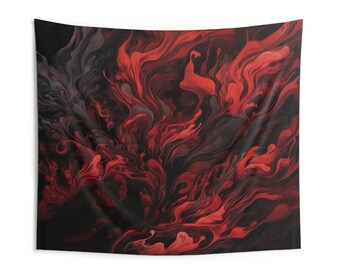 Abstract Fire Tapestry 1